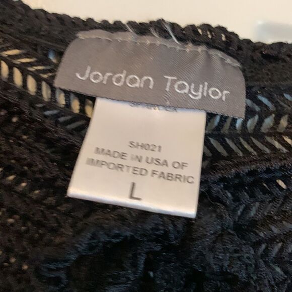 Swim coverup sheer pants by Jordan Taylor size large w/elastic/drawstring waist - Picture 5 of 8